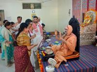 Uttar Bharat Yatra 2025 - Surat Camp, Day 2 (06 March 2025). Teertha Vitarana